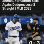 Dodgers losing streak 2025