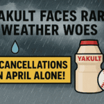 Yakult Faces Rare Weather Woes